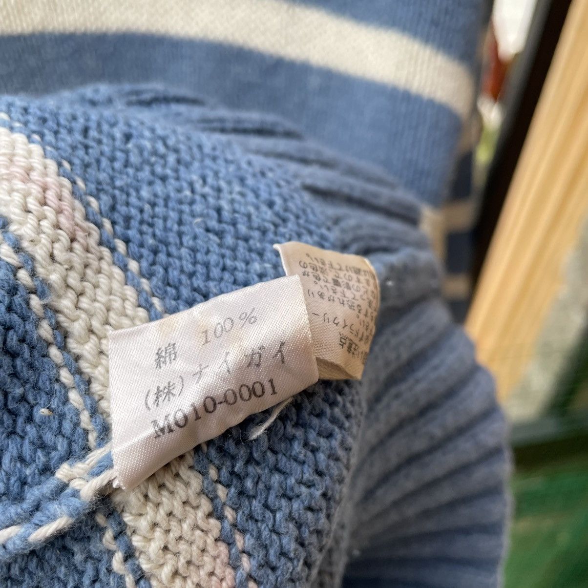 Polo Ralph Lauren 🔥Vintage Polo Ralph Lauren Hand Knit Made Striped Knitwear Size US S / EU 44-46 / 1 - 9 Thumbnail