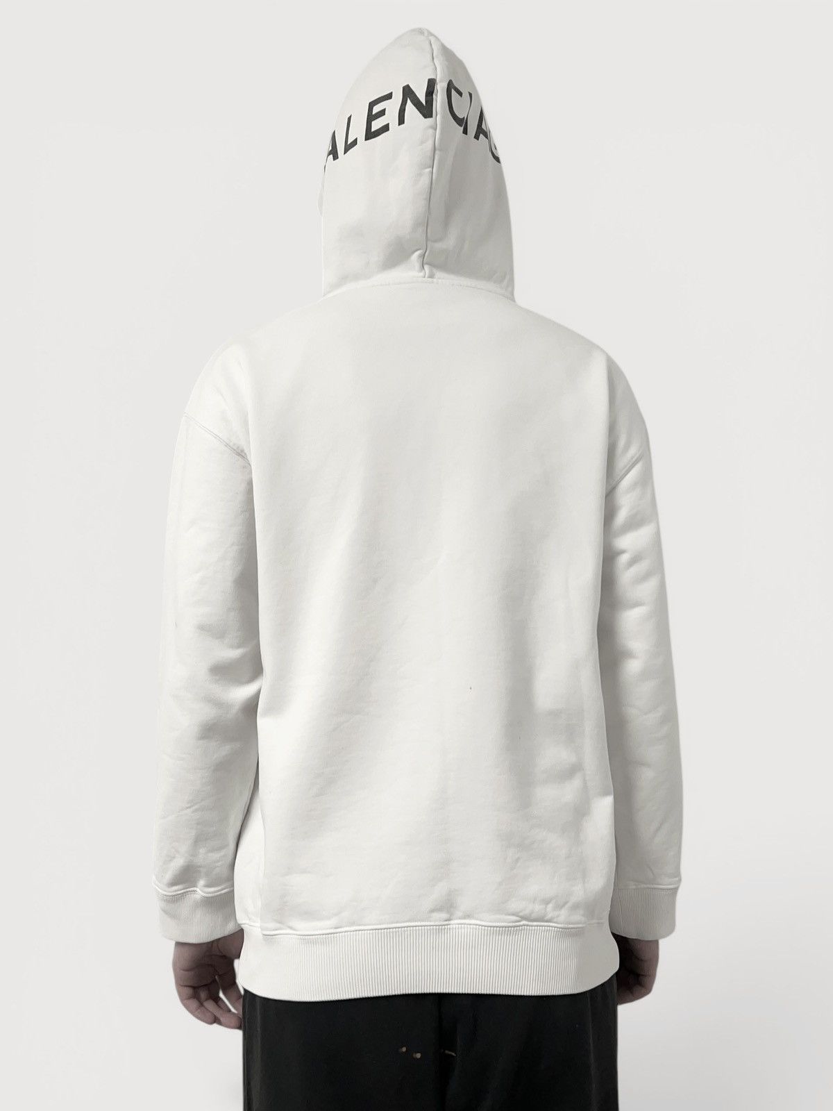 Balenciaga FW2017 Archetype Logo Oversized Hoodie Size US M / EU 48-50 / 2 - 4 Thumbnail