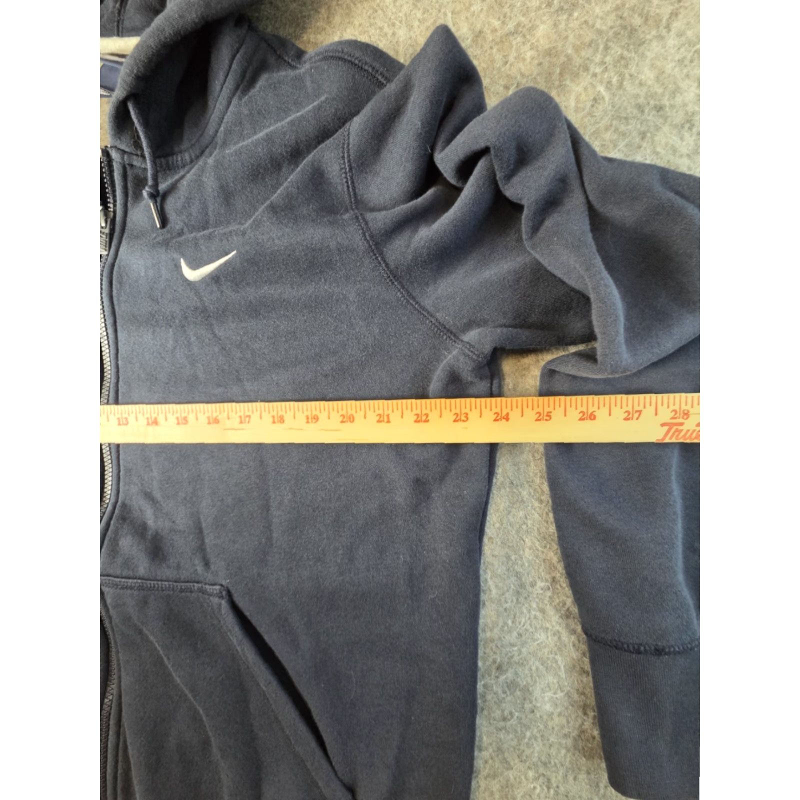 Nike VINTAGE Nike Hoodie Full Zip Swoosh Logo Blue Tag 00s Sweatshirt Large L Mens Size US L / EU 52-54 / 3 - 4 Thumbnail