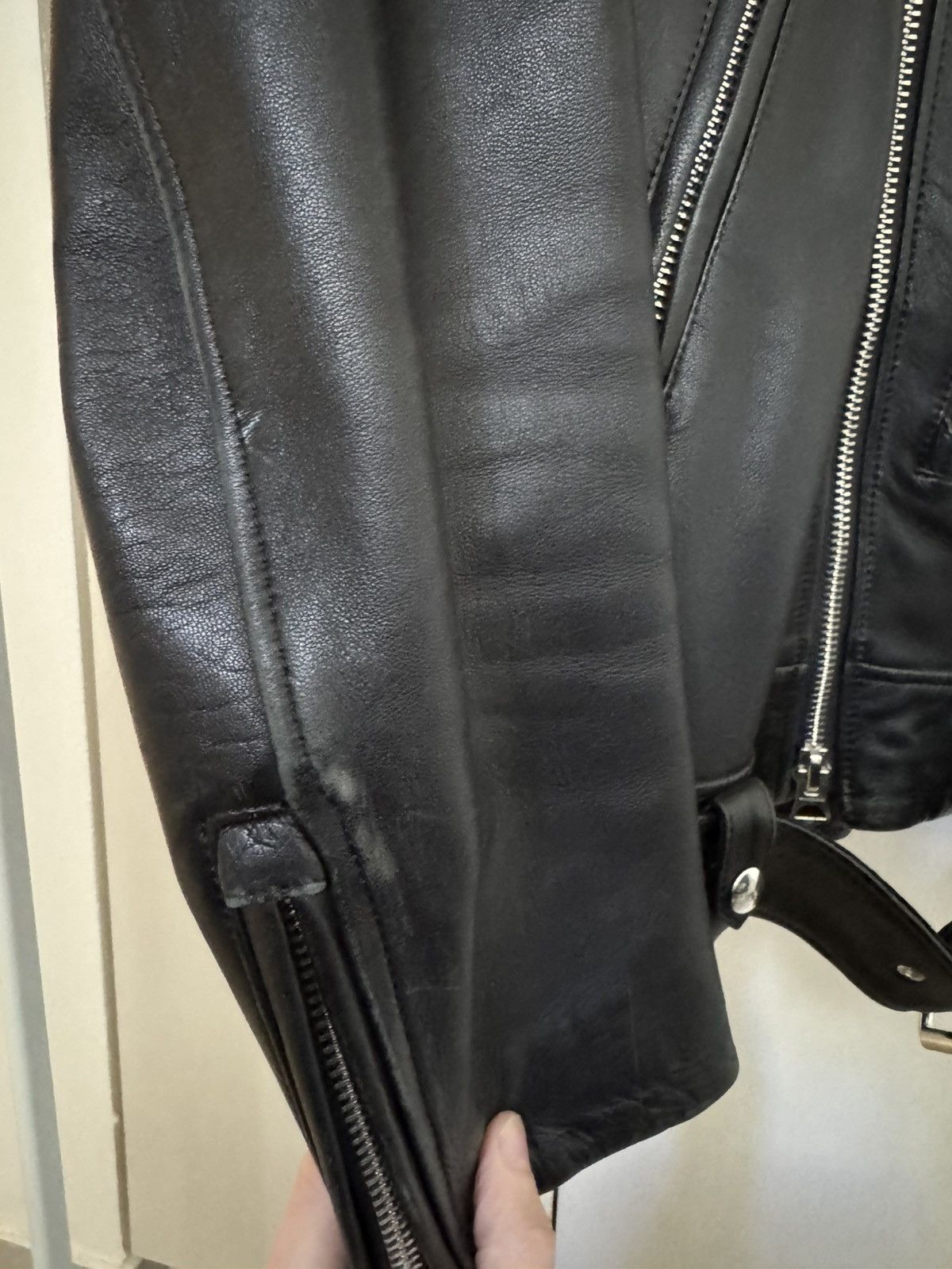 Acne Studios Nate clean oversized leather jacket Size US S / EU 44-46 / 1 - 7 Thumbnail