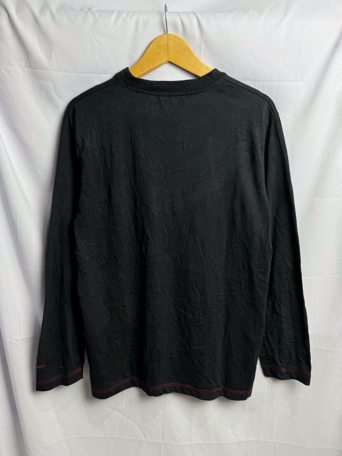 Japanese Brand × Y's for Men × Yohji Yamamoto Yohji Yamamoto Black Long Sleeve Y'saccs Size US L / EU 52-54 / 3 - 3 Thumbnail