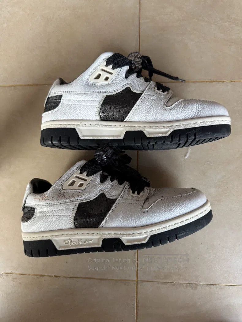Acne Studios Acne Studios Black & White Panda Colorway Sneakers Size US 5.5 / IT 35.5 - 4 Thumbnail