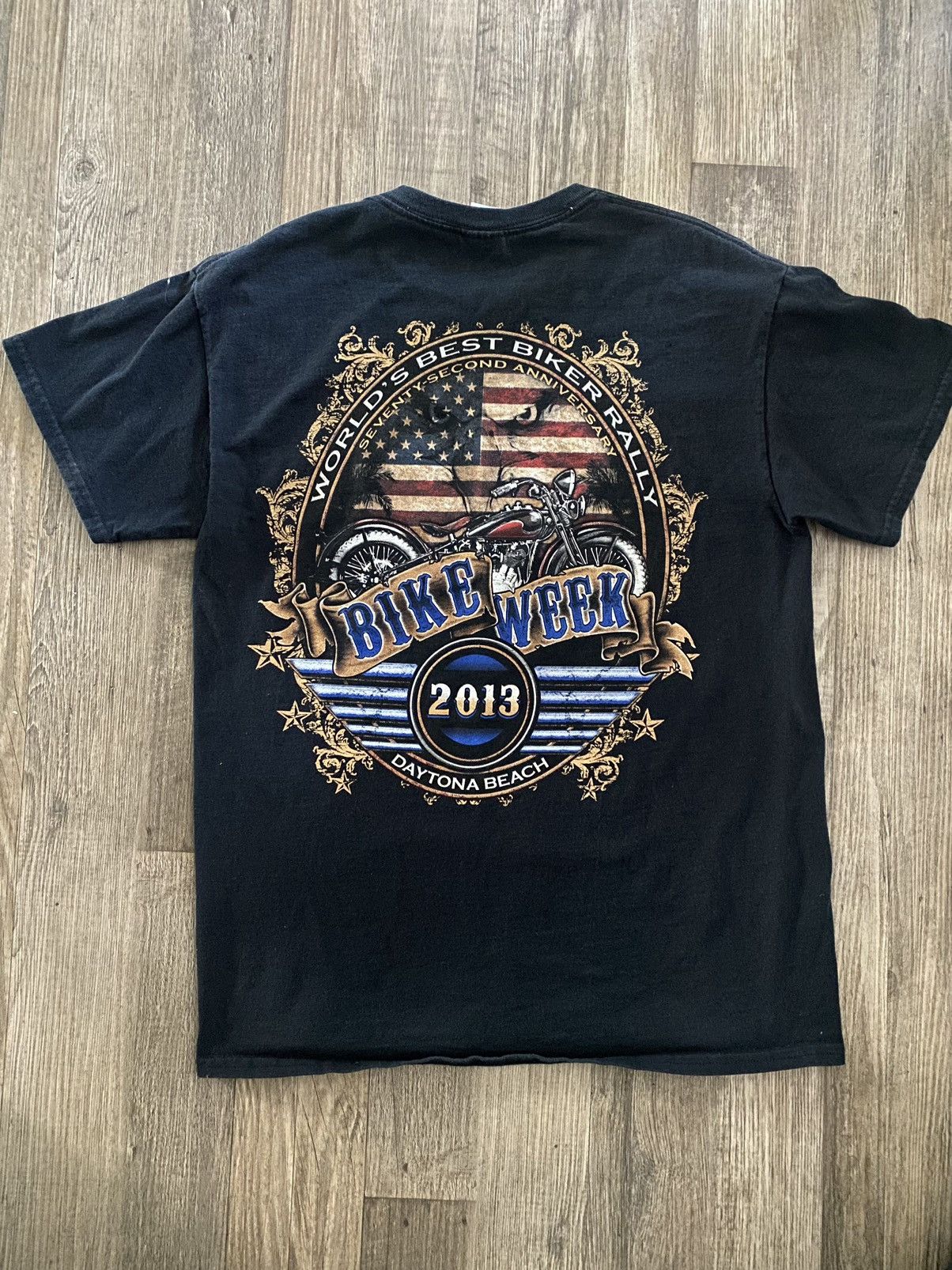Harley Davidson × Vintage 2013 bike week tee Size US M / EU 48-50 / 2 - 1 Thumbnail