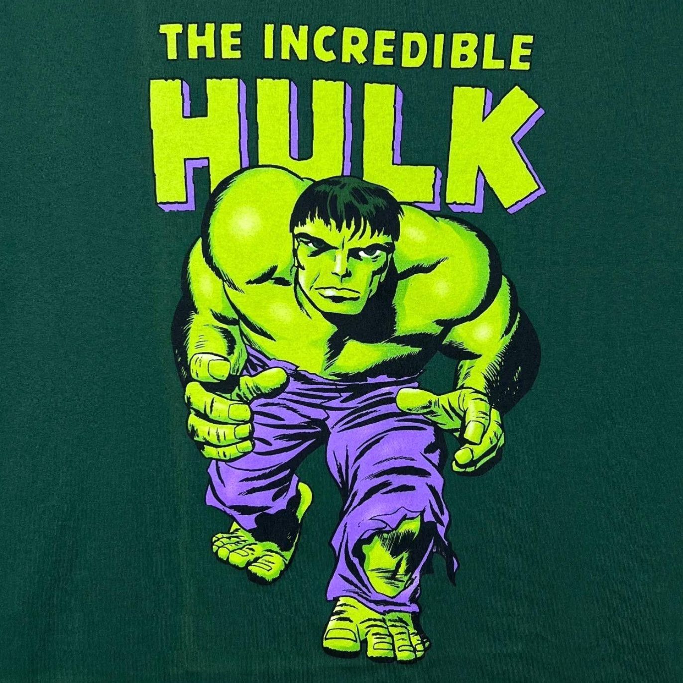 Vintage VINTAGE Marvel The Incredible Hulk Graphitti Designs Comic Book Green T-Shirt XL Mens Short Sleeve Logo 1998 Hulk Shirt XLL Green Worthy Men’s Size US XL / EU 56 / 4 - 3 Thumbnail