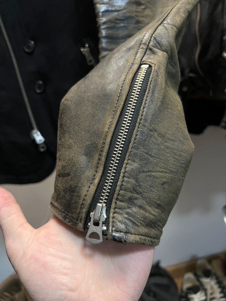 Undercover Undercover Patchwork leather sleeve jacket 2505-Nextarrow Size US L / EU 52-54 / 3 - 5 Thumbnail