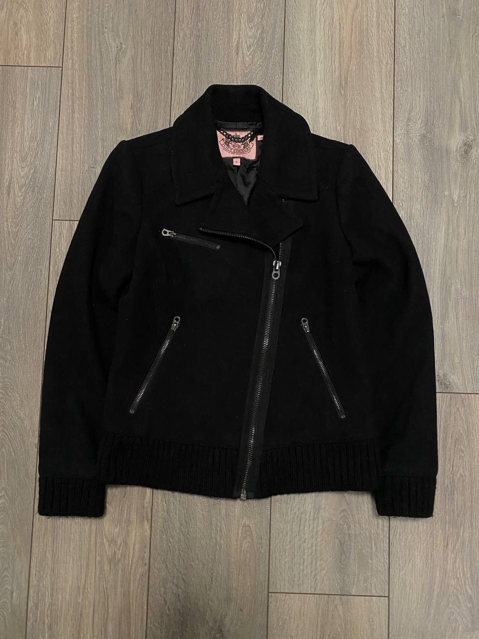 Juicy Couture Vintage Juicy Couture Jacket Bomber Zip Wool Size S / US 4 / IT 40 - 1 Thumbnail