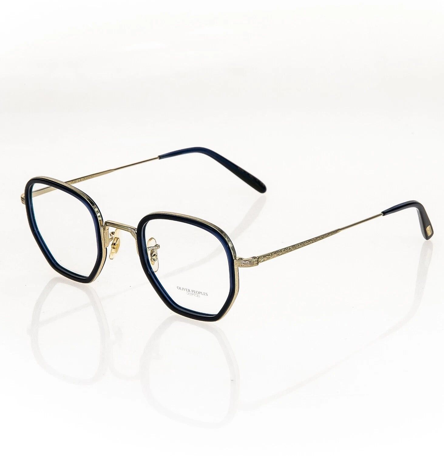 Oliver Peoples OLIVER PEOPLES OP-40 30TH OV1234 Denim Blue Gold 1234 Size ONE SIZE - 4 Thumbnail