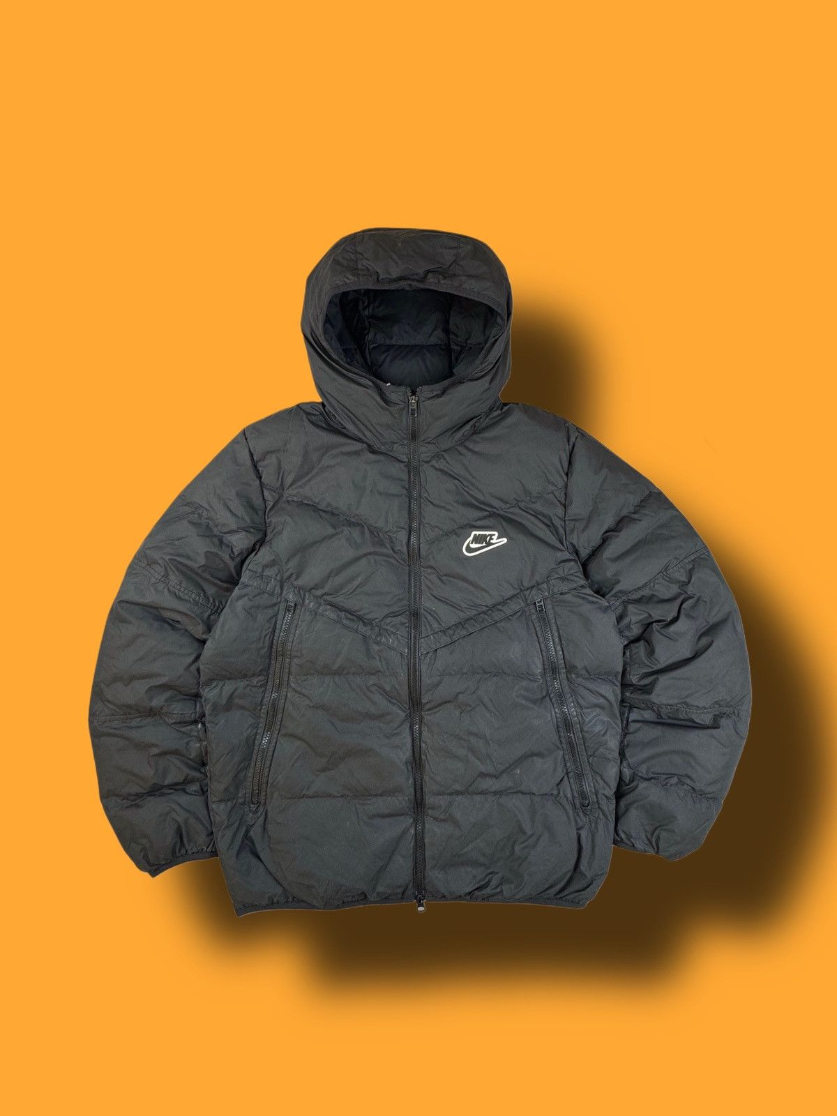 Nike NIKE PUFFER DOWN BASIC LOGO OVERSIZE NYLON JACKET Size US M / EU 48-50 / 2 - 1 Thumbnail