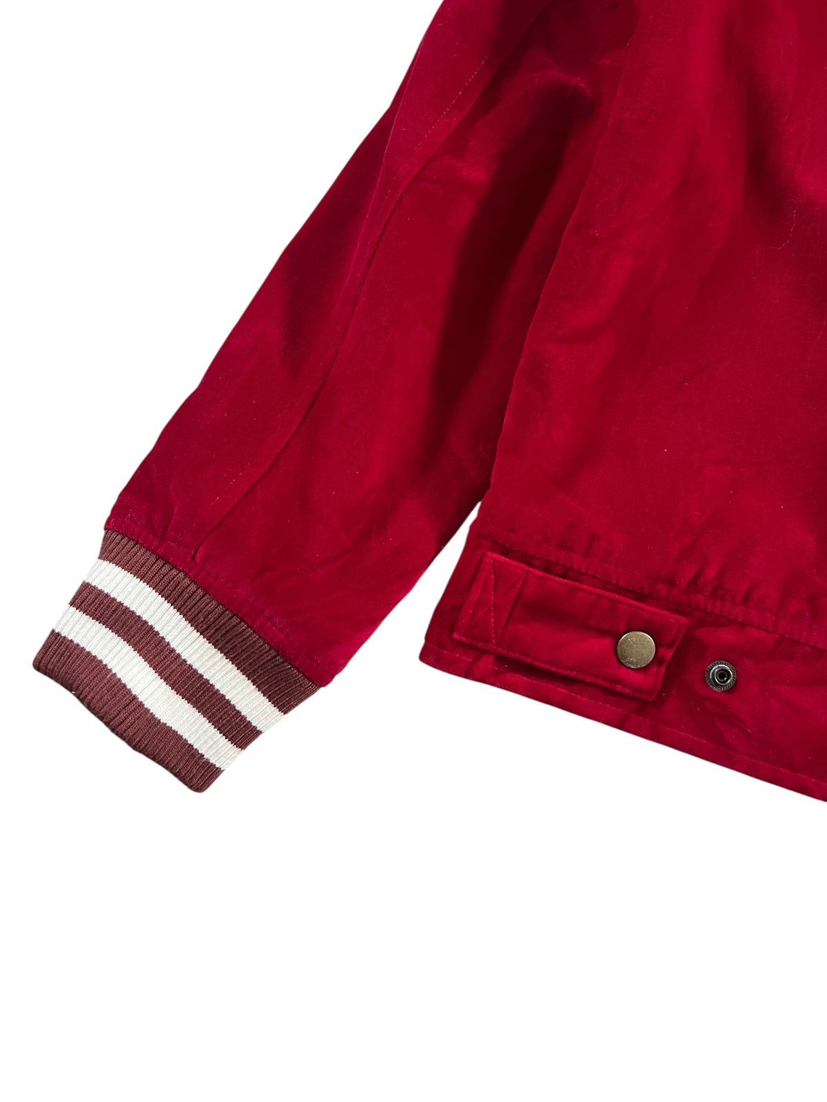 JACKROSE Jackrose Red Velvet Embroidery Souvenir Jacket Size US S / EU 44-46 / 1 - 6 Thumbnail