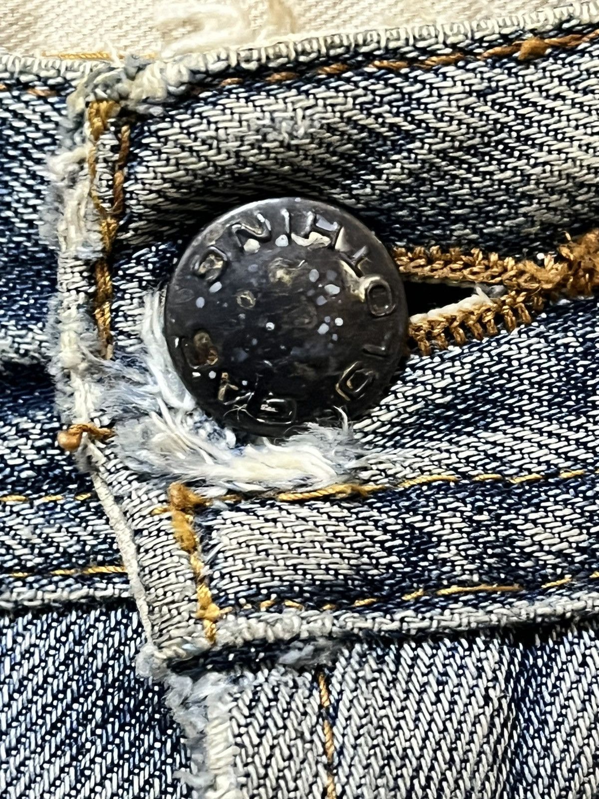 GAS Vintage GAS Slimfit Mudwash Distressed Denim Size US 30 / EU 46 - 8 Thumbnail