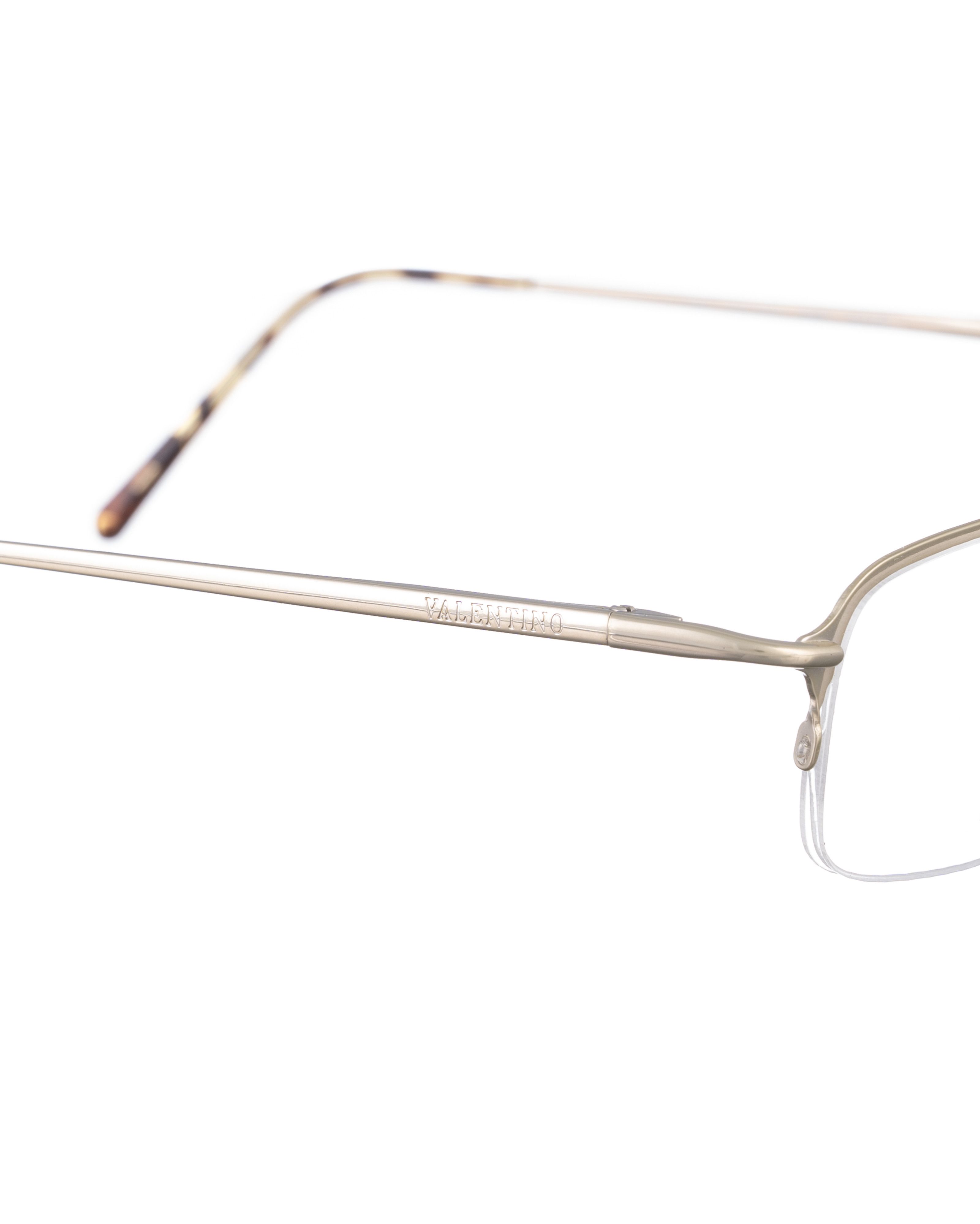 Valentino Valentino 00s Silver Chrome Glasses with Tiny Logo Size ONE SIZE - 3 Thumbnail