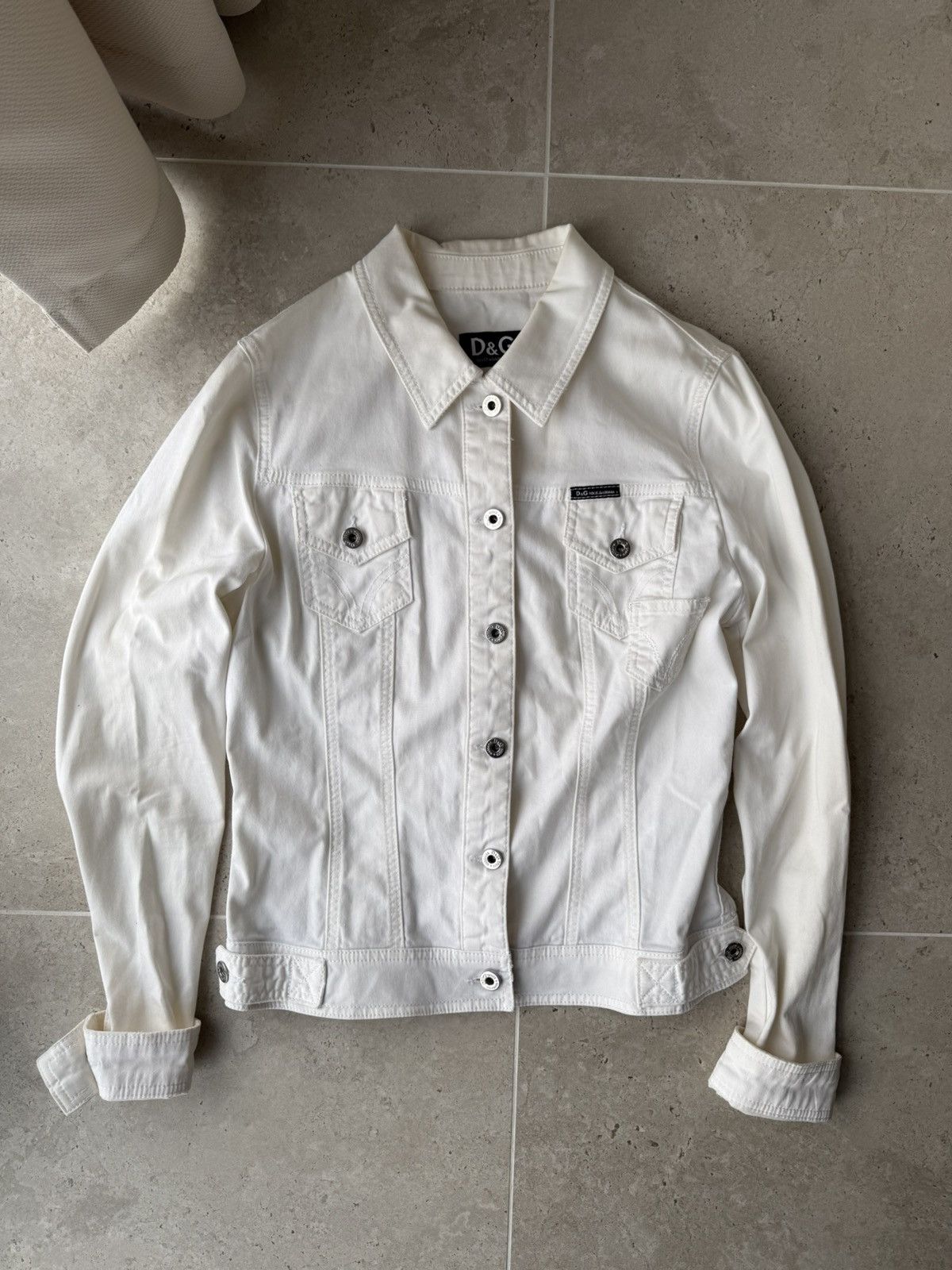 Dolce & Gabbana Dolce and Gabanna Denim Jacket Vintage Size L / US 10 / IT 46 - 1 Thumbnail