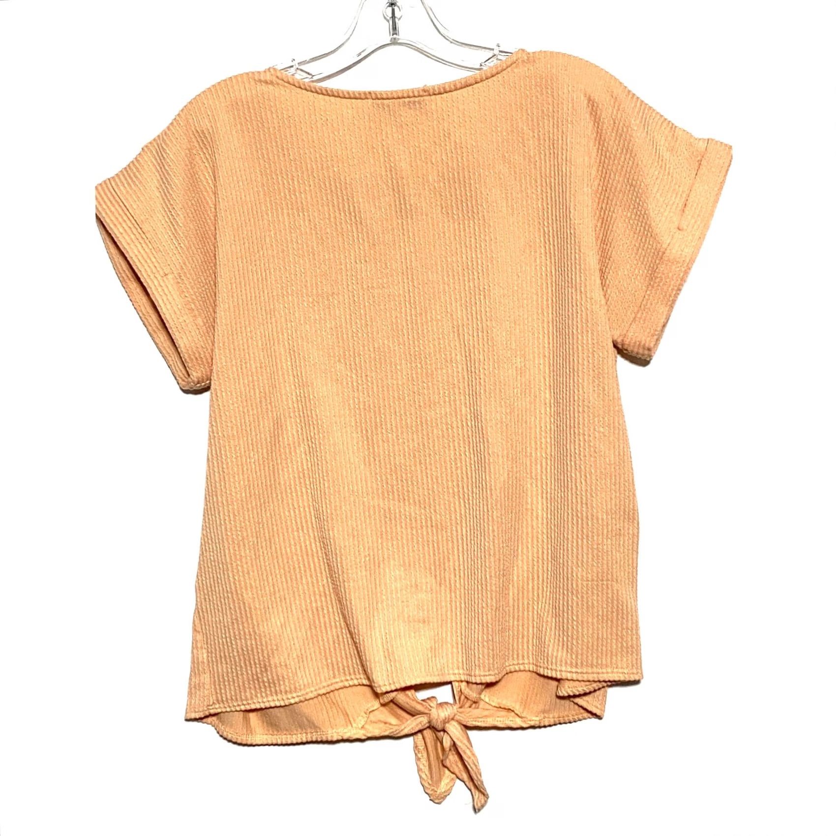 Vintage VINTAGE Set The Stage Tie Front Top Shirt Womens L Ribbed Boho Y2K Coastal Casual Hippie Size L / US 10 / IT 46 - 2 Thumbnail
