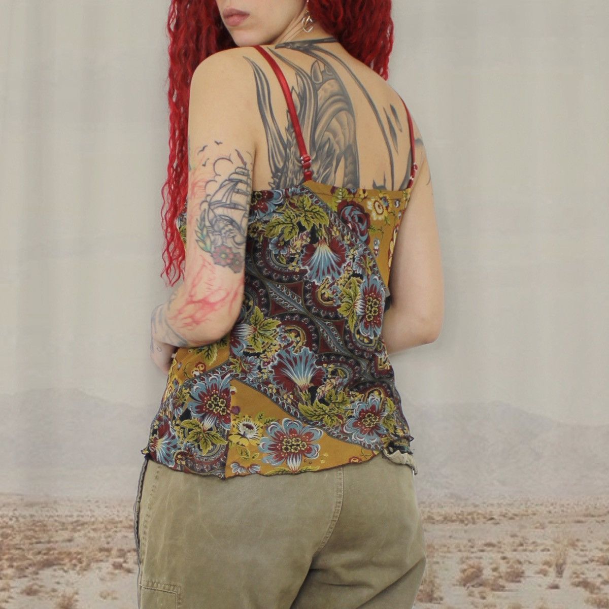 Other 🏜️FLOWERS CAMI TOP🏜️ Size L / US 10 / IT 46 - 3 Thumbnail