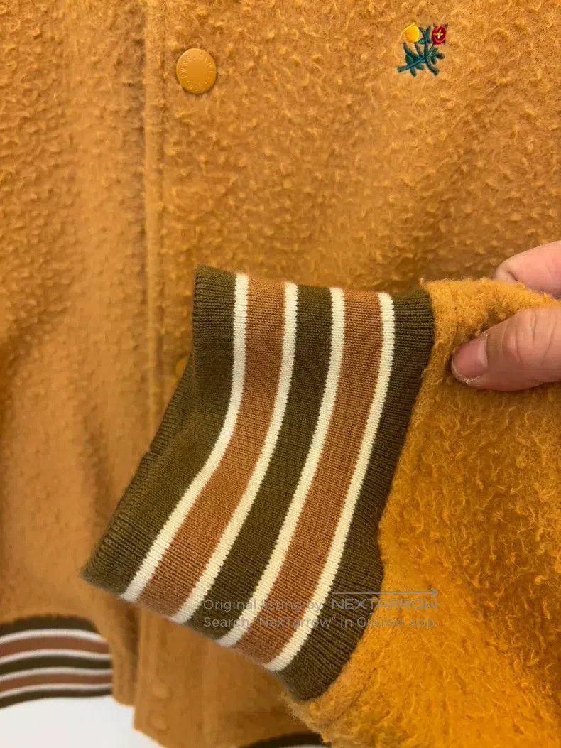 Aime Leon Dore Aime Leon Dore Fleece Wool Baseball Jacket Size US XL / EU 56 / 4 - 7 Thumbnail