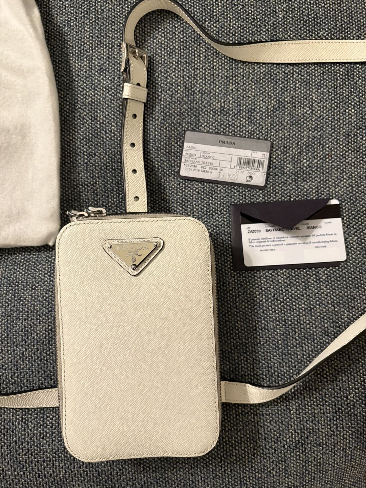 Prada Prada Saffiano Harness Bag Size ONE SIZE - 5 Thumbnail