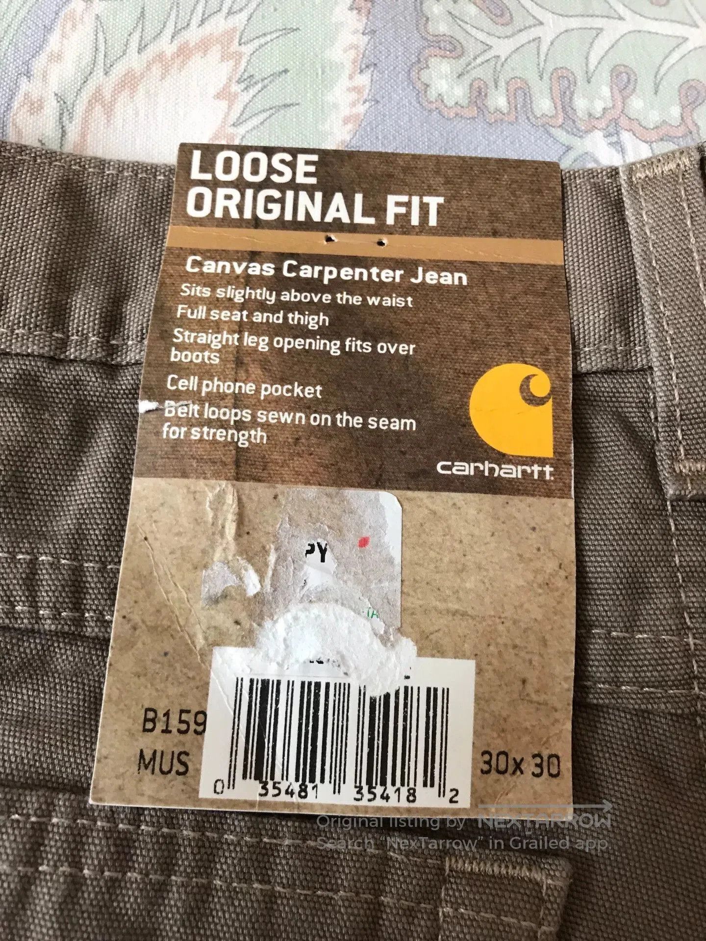 Carhartt Carhartt B159 MUS Canvas Cargo Pants. Size US 30 / EU 46 - 8 Thumbnail