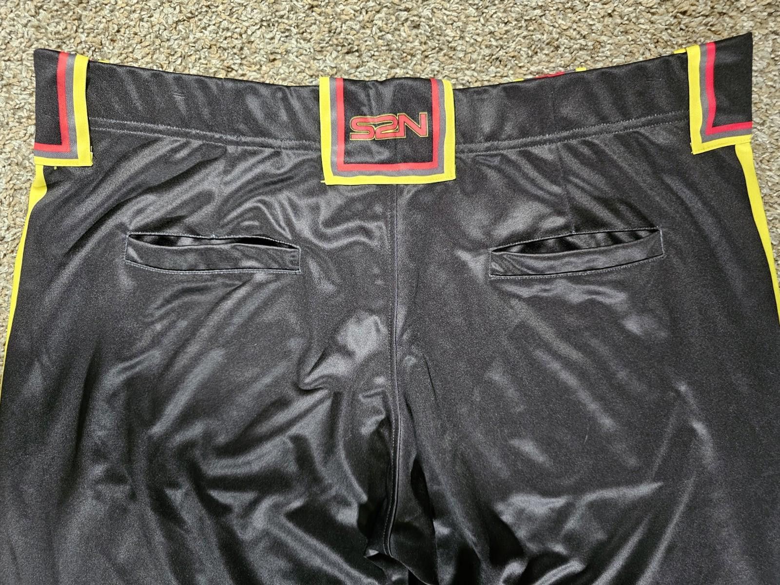 Diesel Black Gold SZN athletic pants size 42x38 Black With Red/yellow Stripes Size US 32 / EU 48 - 7 Thumbnail