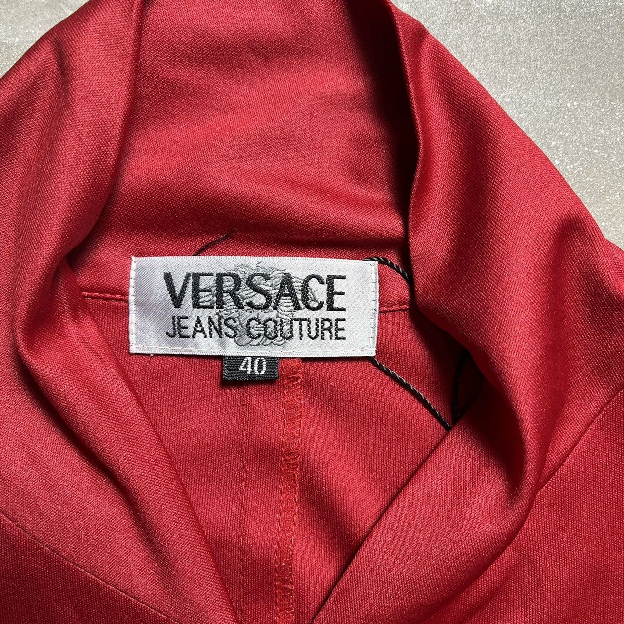 Versace × Versace Jeans Couture × Versus Versace Jeans Couture Red Silk Shirt Size US S / EU 44-46 / 1 - 2 Thumbnail