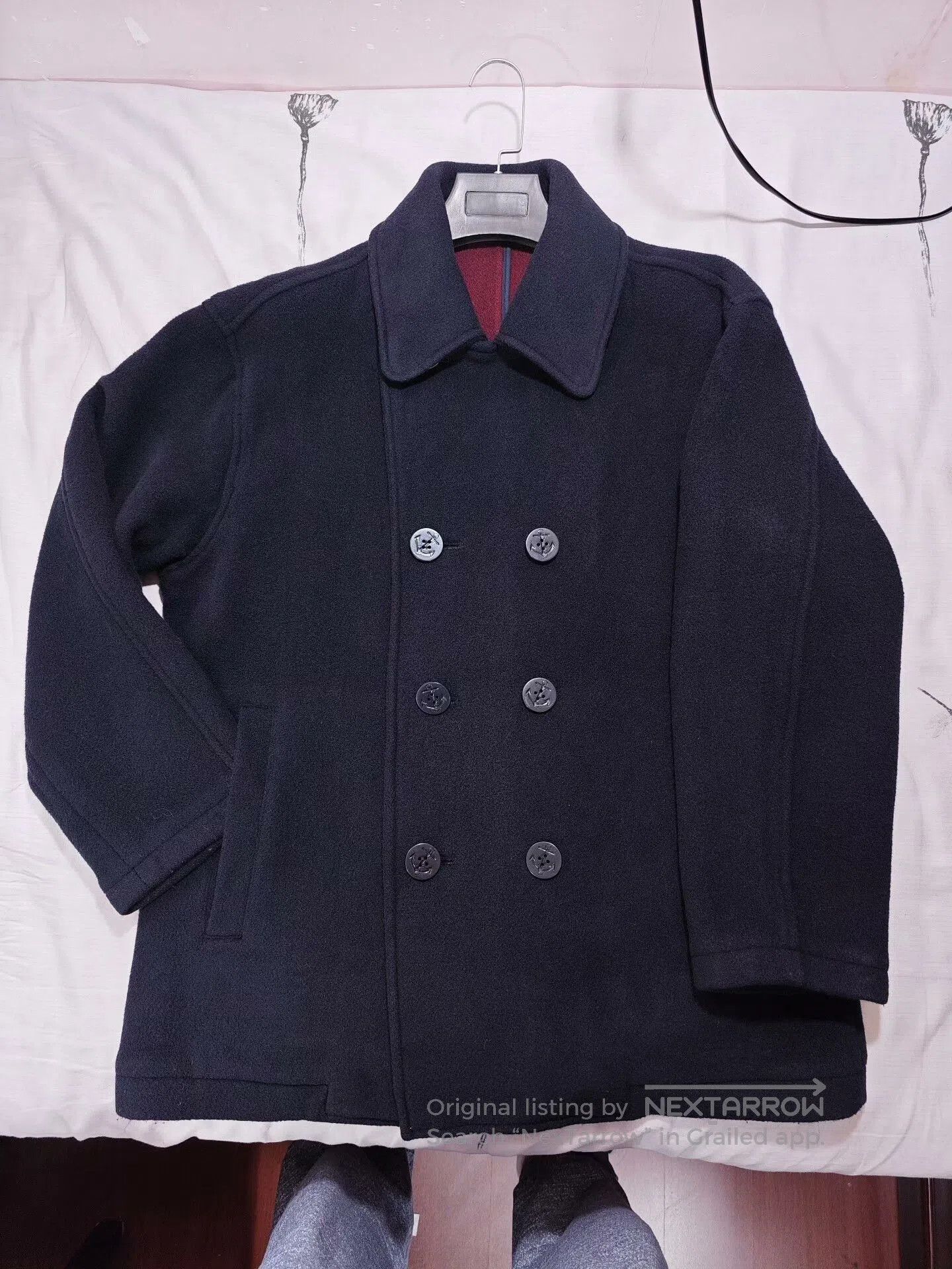 Japanese Brand Italian Wool Cashmere Double-Faced Jacket. Size US M / EU 48-50 / 2 - 4 Thumbnail