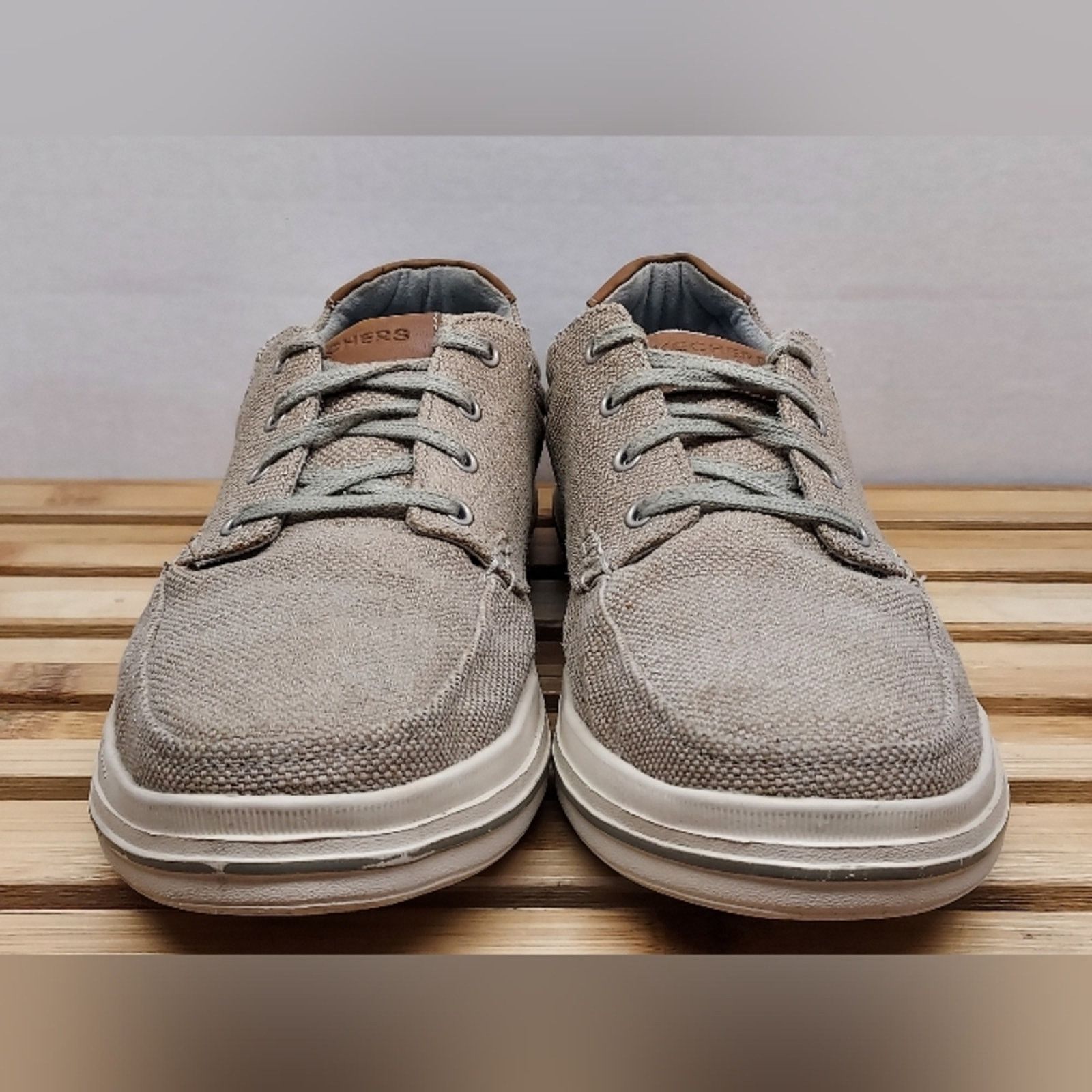 SKECHERS Skechers Mens | Khaki | Soden Casual Fashion Shoes Size 10.5 Size US 10.5 / EU 43-44 - 5 Thumbnail