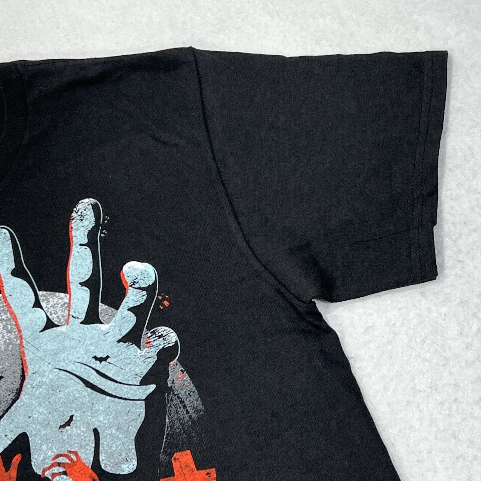 Delta Cedar Point Haunt Halloweekends Black Graphic T Shirt Size US S / EU 44-46 / 1 - 5 Thumbnail