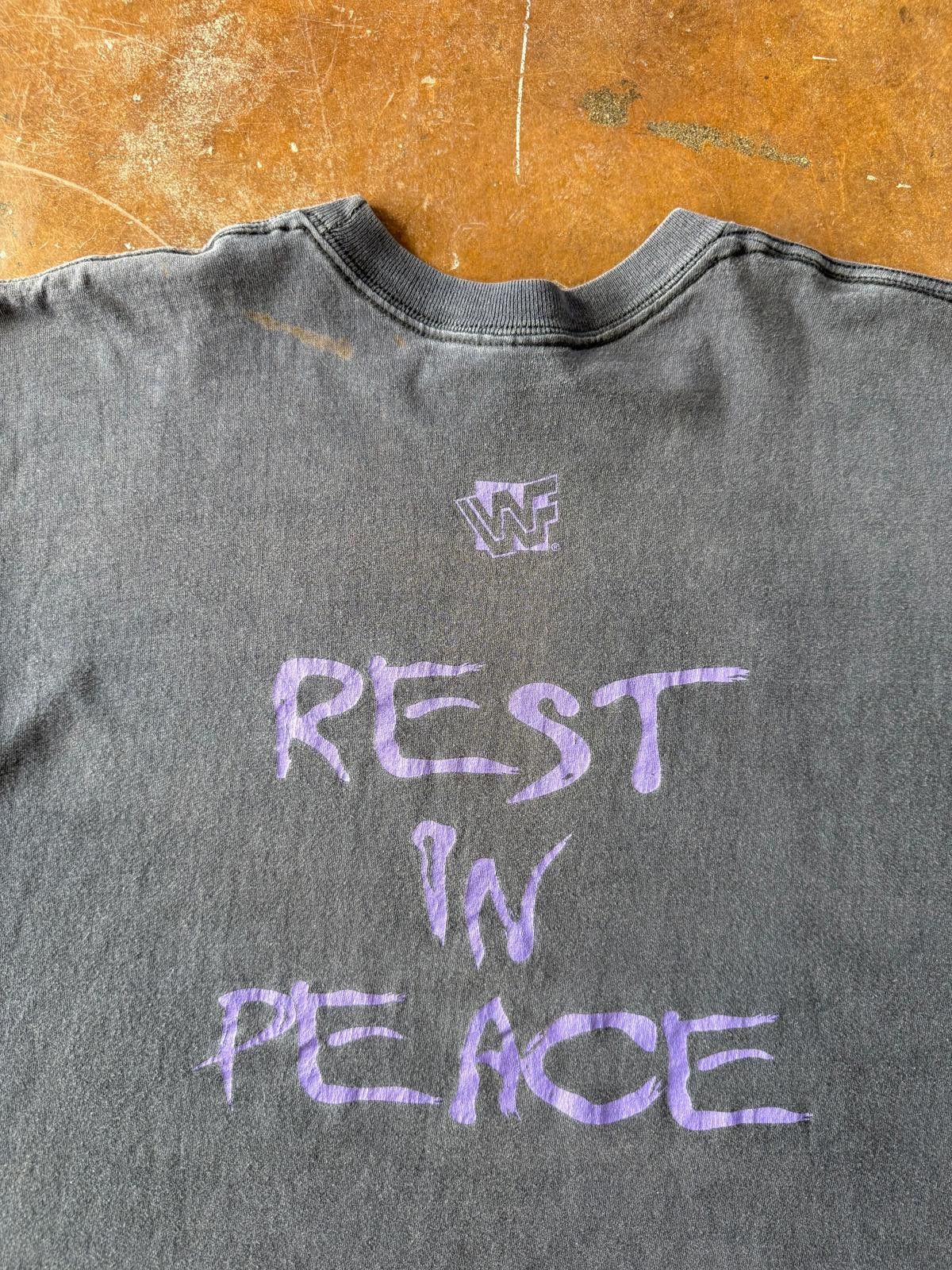 Vintage 1995 WWF Undertaker "rest in peace" wrestling shirt (XL) Size US XL / EU 56 / 4 - 5 Thumbnail