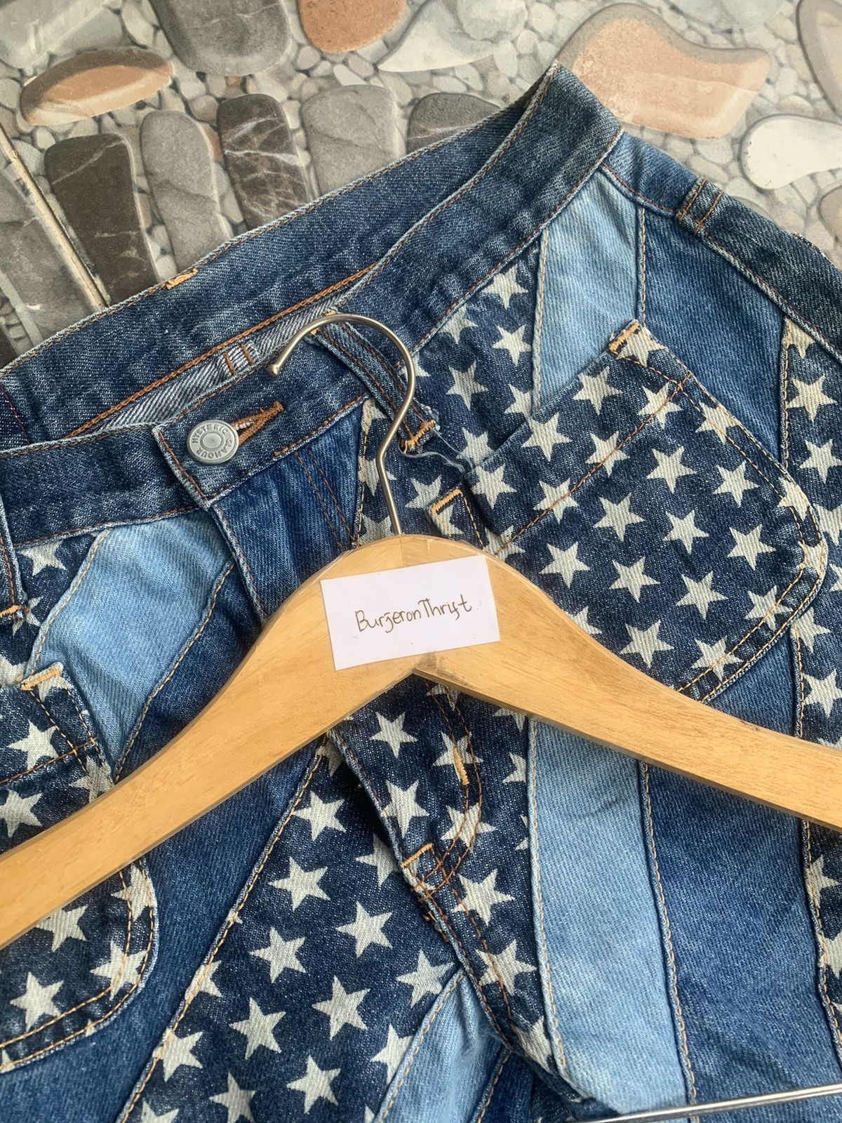 Hysteric Glamour Rare Hysteric Glamour Star Print Flared Jeans Size 26" / US 2 / IT 38 - 11 Thumbnail