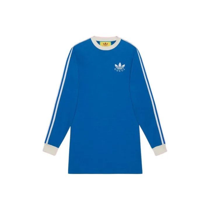 Gucci Gucci x Adidas Logo Print Long Sleeve Dress-2507 Size S / US 4 / IT 40 - 7 Thumbnail