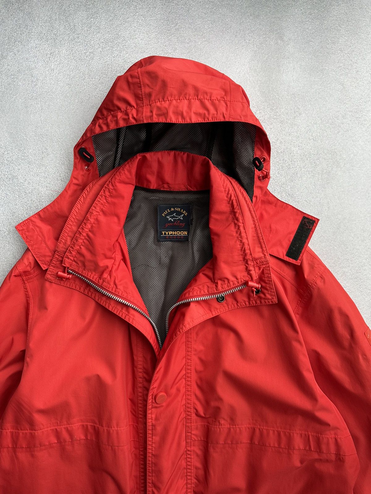 Paul & Shark × Vintage Vintage Paul & Shark Typhoon 20000 Red Windbreaker Jacket Size US L / EU 52-54 / 3 - 6 Thumbnail