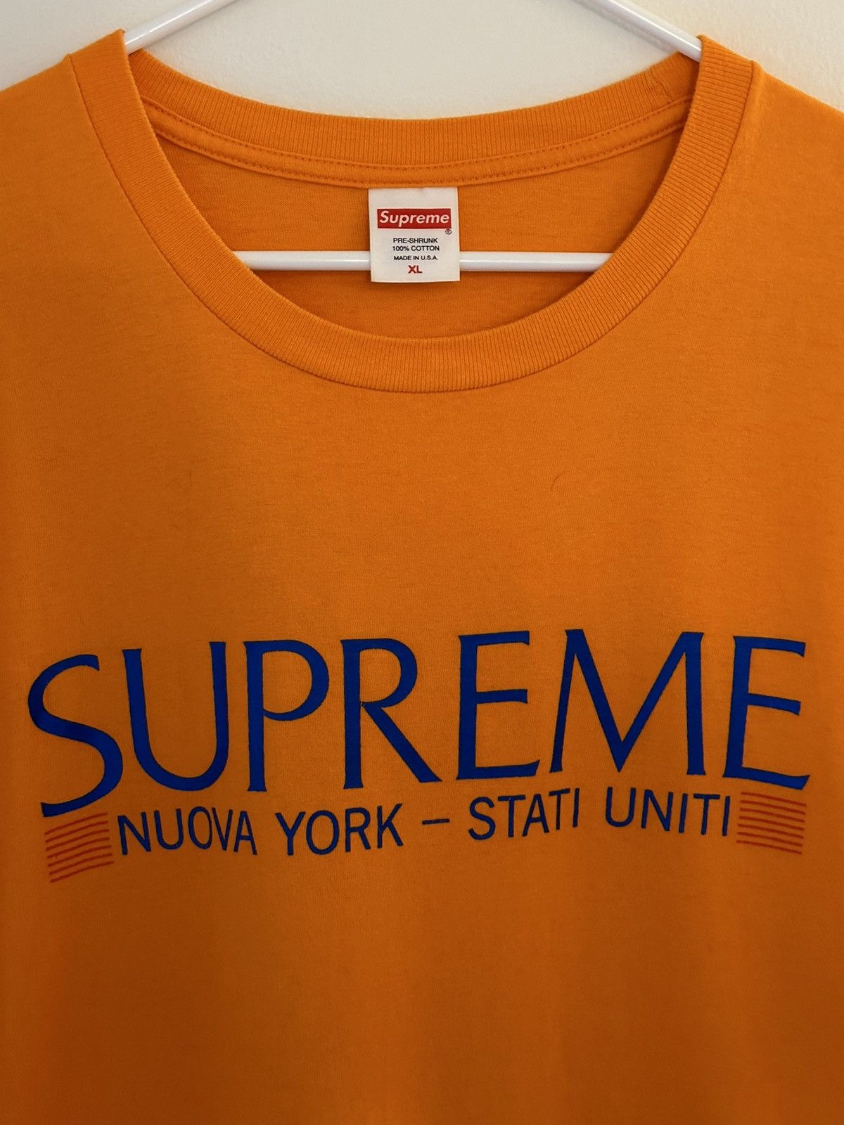 Supreme Supreme Nuova York Tee Size US XL / EU 56 / 4 - 2 Thumbnail
