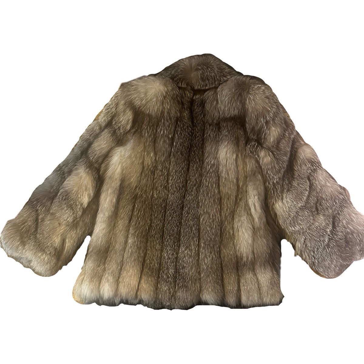 Other 1986 Luxury SAGA Silver Fox Fur Coat – Alaskan Fur Company Size M / US 6-8 / IT 42-44 - 2 Thumbnail