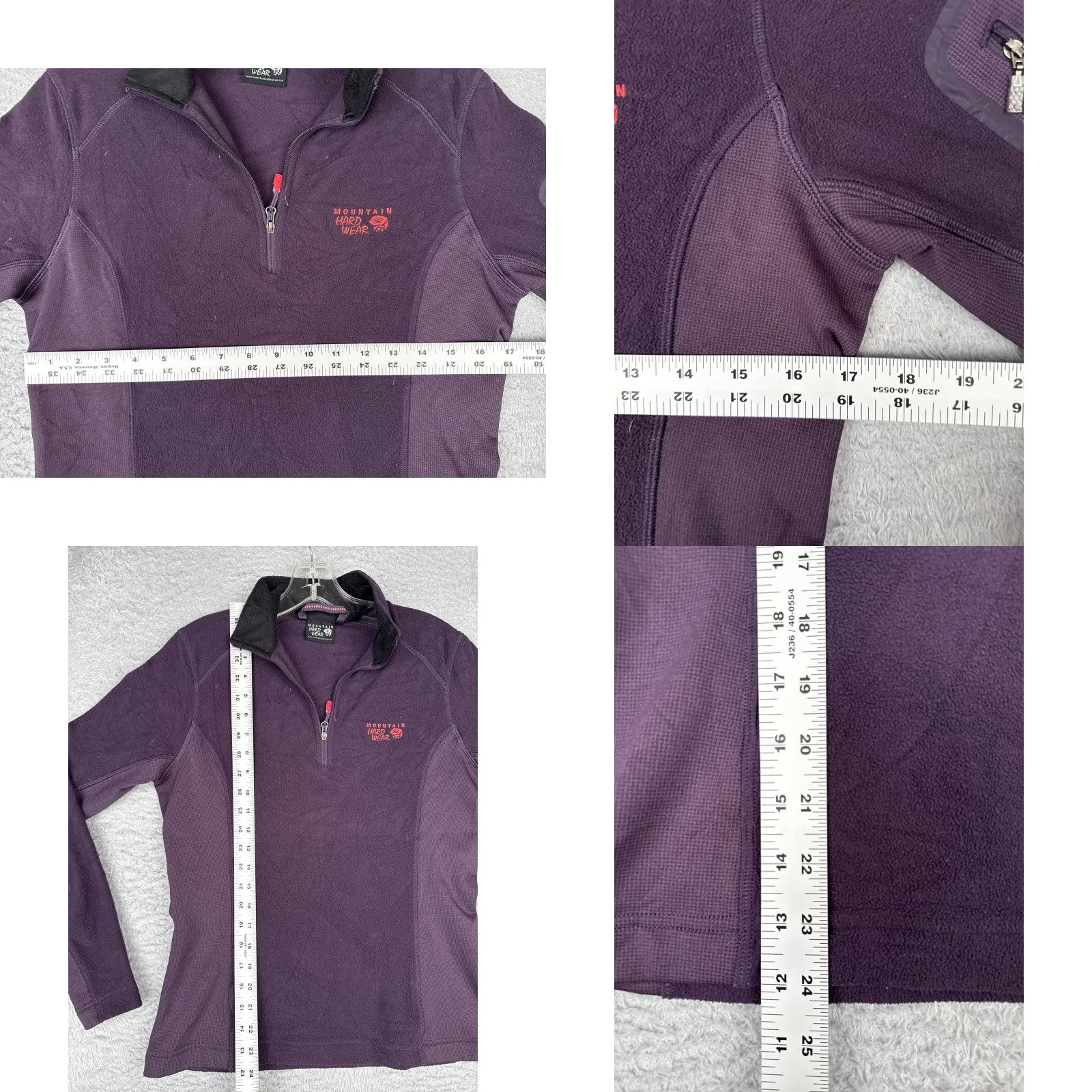 Mountain Hardwear Mountain Hard Wear Pullover Womens Small Purple Fleece 1/4 Zip Hiking Outdoor Size S / US 4 / IT 40 - 8 Thumbnail