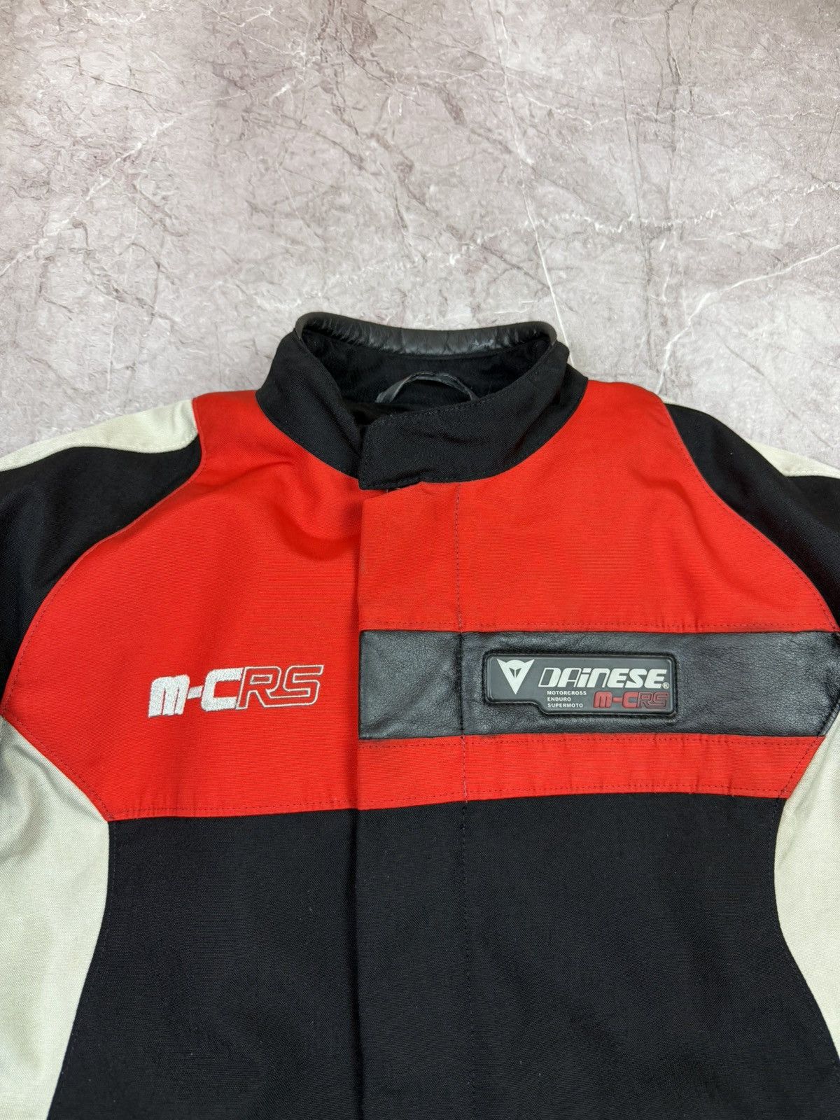 Dainese Vintage Dainese M-CRS Racing Jacket Red/Black Bikercore Sz L Size US L / EU 52-54 / 3 - 4 Thumbnail
