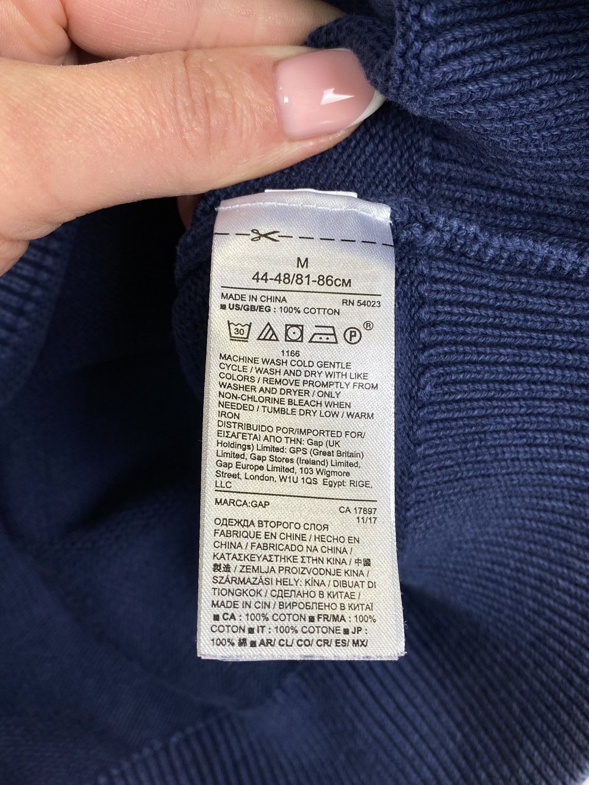 Other Gap Washed Blue Knit Sweater USA Logo Size M Hype Jumper Top Size US M / EU 48-50 / 2 - 5 Thumbnail