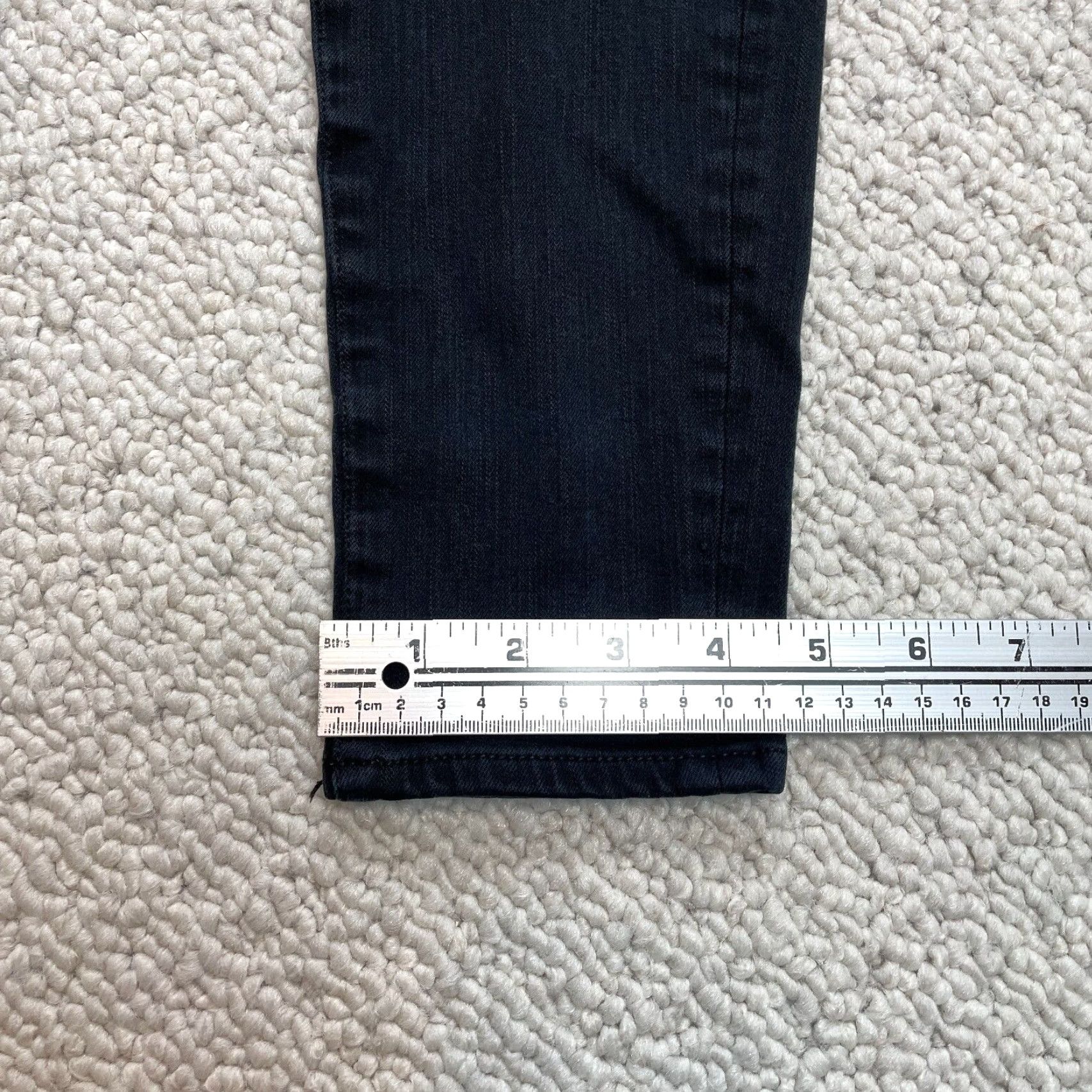 American Eagle Outfitters American Eagle Jeans Womens 6 Super Stretch High Rise Jegging Black Long Denim Size 28" / US 6 / IT 42 - 2 Thumbnail