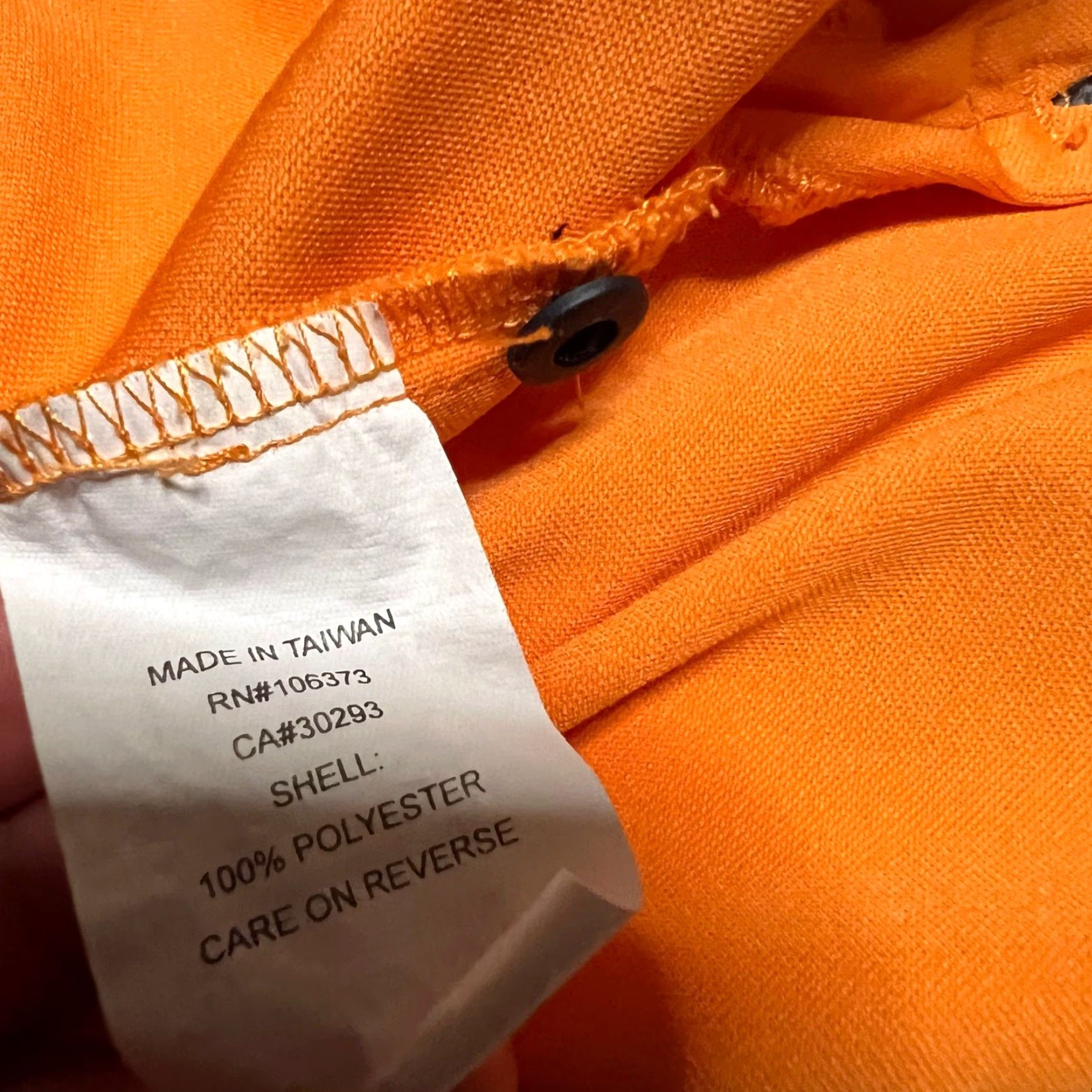 Vintage Zero Restriction Polo Shirt Men XL Orange Performance Tour Series Golf Size US XL / EU 56 / 4 - 7 Thumbnail