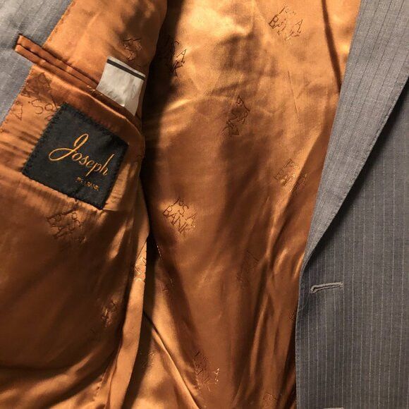 Jos. A. Bank jos.a.bank men's gray 100%wool sport coat jacket blazer 40L Size 40L - 4 Thumbnail