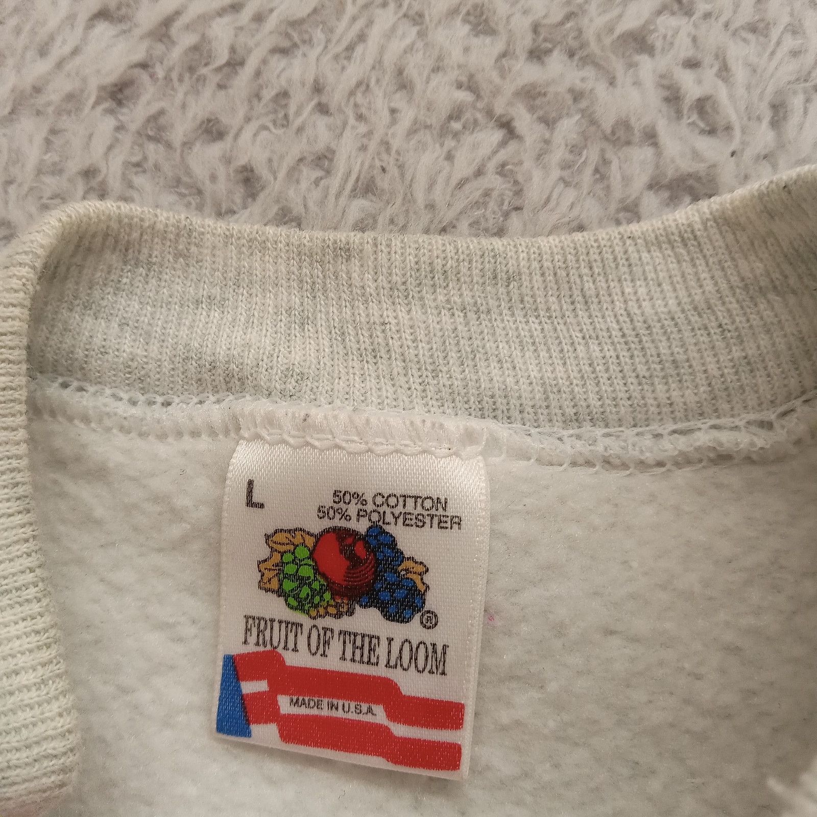 Fruit Of The Loom Vintage Fruit Of The Loom Sweatshirt L Men's Jamaican USA Size US L / EU 52-54 / 3 - 3 Thumbnail