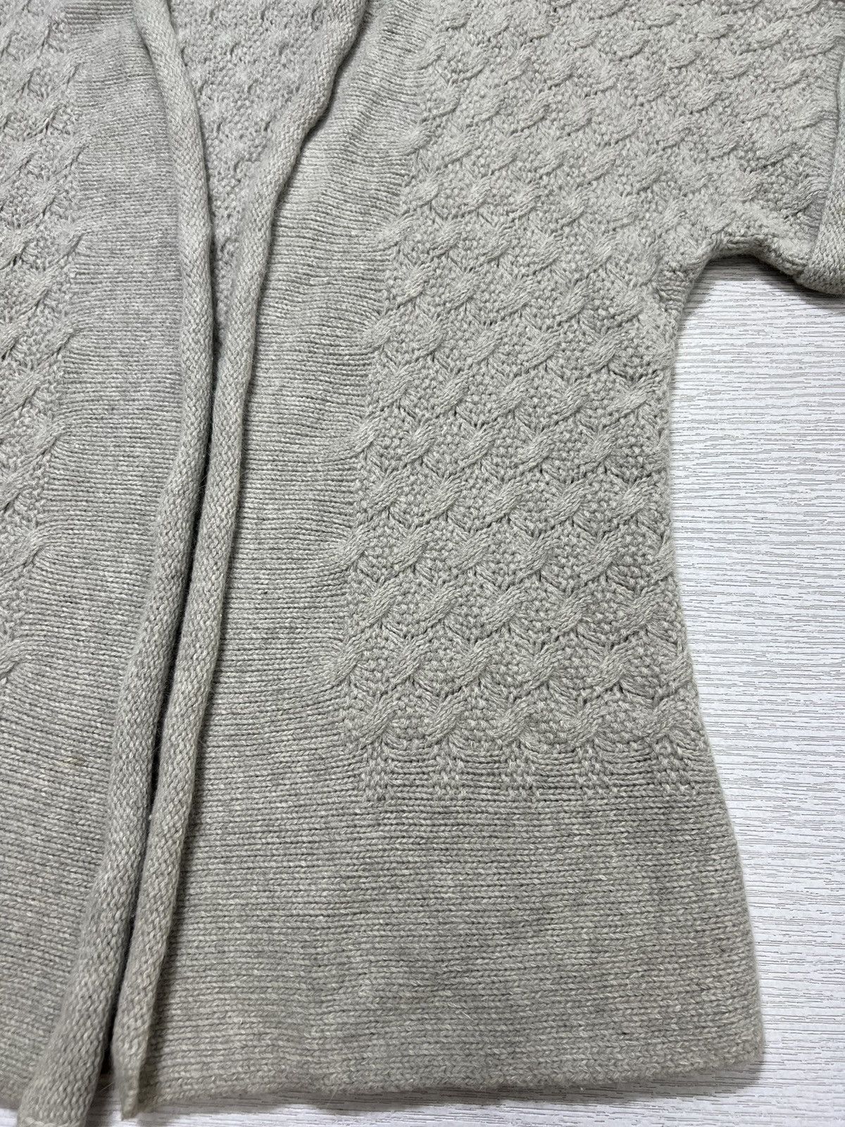 Number (N)ine Number (N)ine - FW 08’ Cable Knit Short Sleeve Cardigan Size US M / EU 48-50 / 2 - 11 Thumbnail