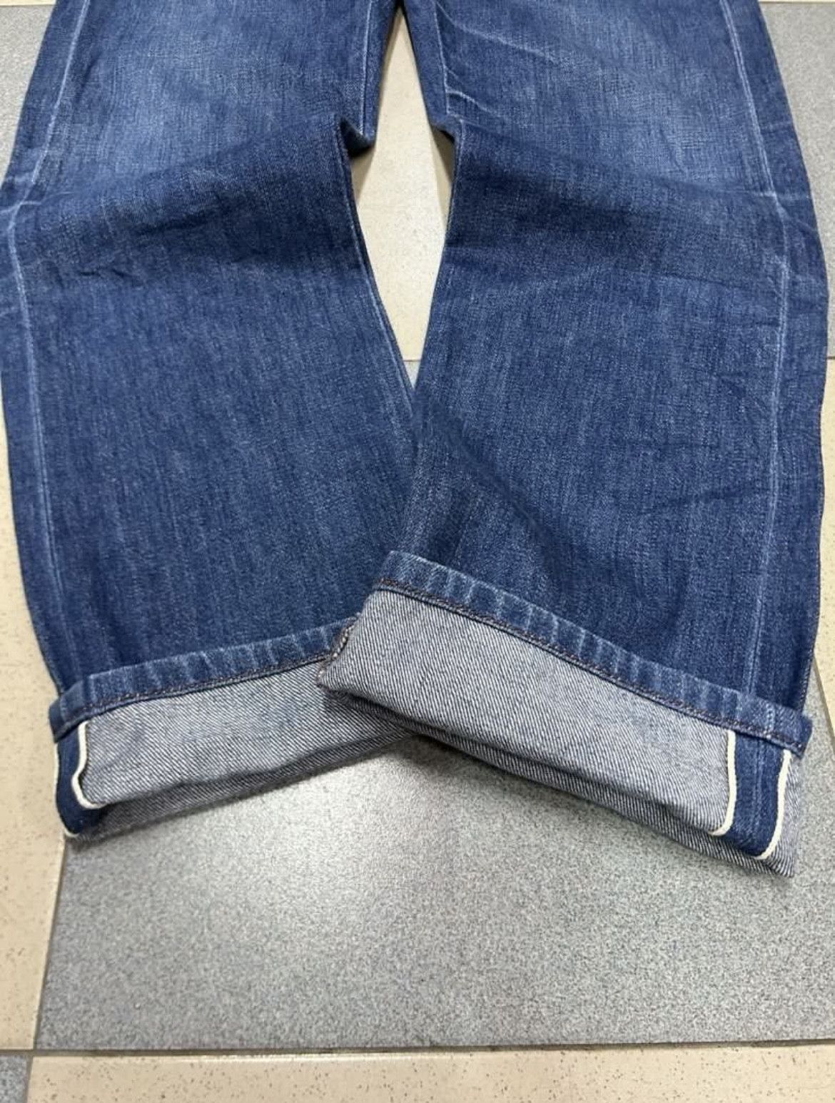 Japanese Brand × Naked & Famous Naked & Famous Denim Pant Weird Guy Natural Indigo Selvedge Size US 32 / EU 48 - 6 Thumbnail