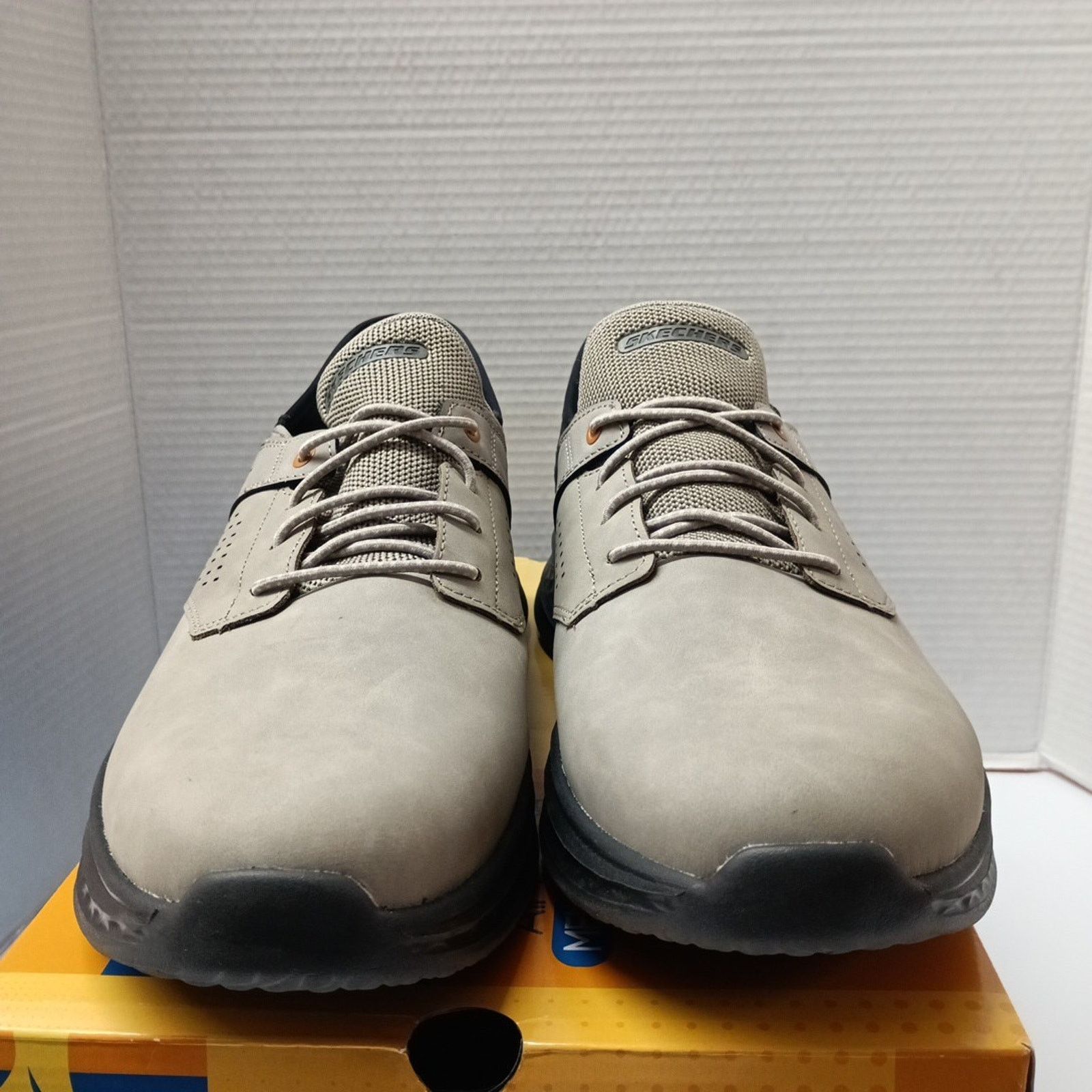 SKECHERS Skechers Slade Macklin Slip On Sneakers Mens 11.5 Gray/Black Size US 11.5 / EU 44-45 - 2 Thumbnail