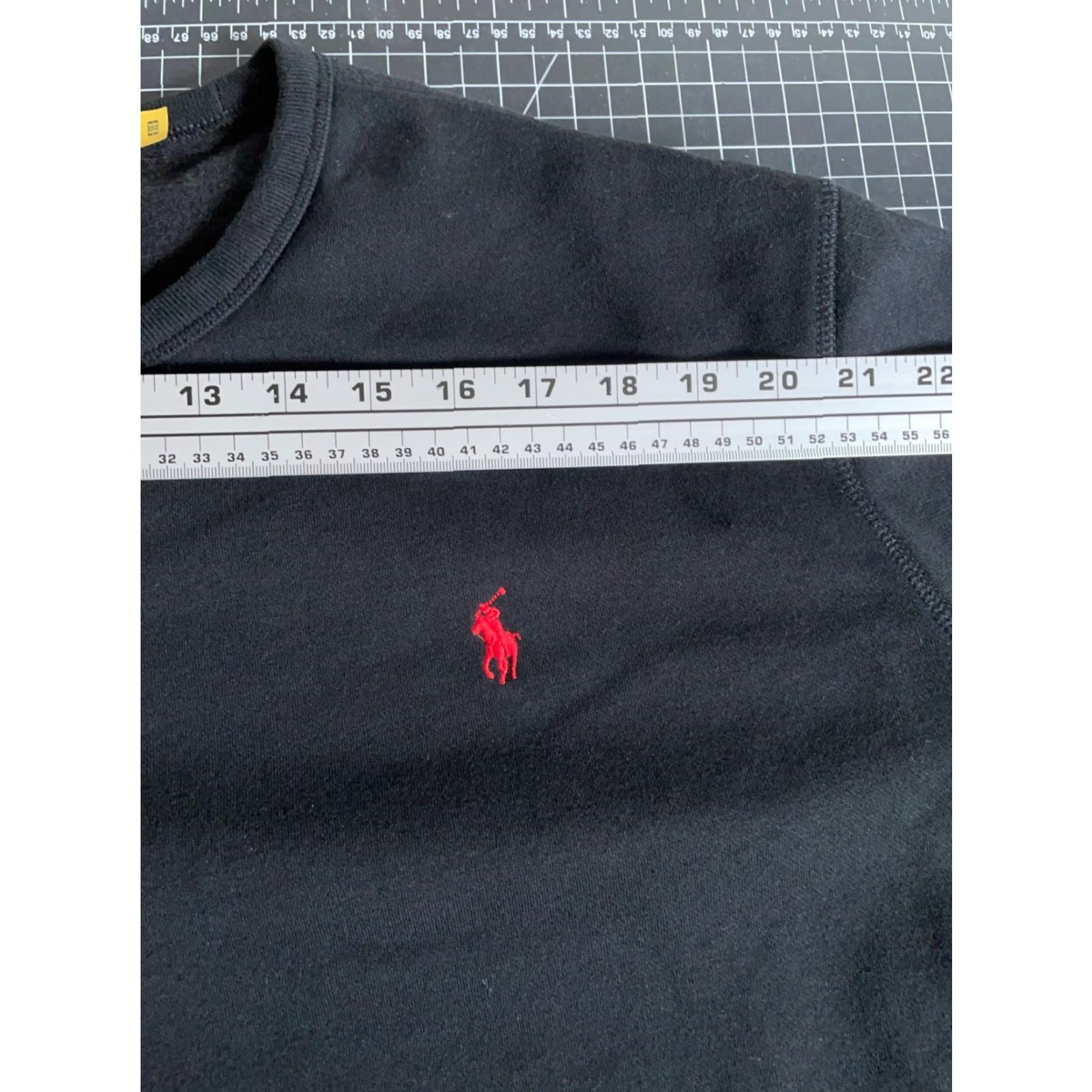 Polo Ralph Lauren Polo Ralph Lauren Sweatshirt Men 2XL Black Regular Crewneck Embroidered Pony Solid Pullover 90s Retro Style Shirts Size US XXL / EU 58 / 5 - 7 Thumbnail