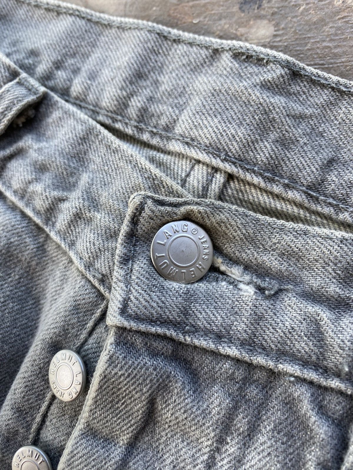 Helmut Lang × Vintage 👘SALE👘 HELMUT LANG VINTAGE CLASSIC DENIM ITALIAN CUT Size US 30 / EU 46 - 7 Thumbnail