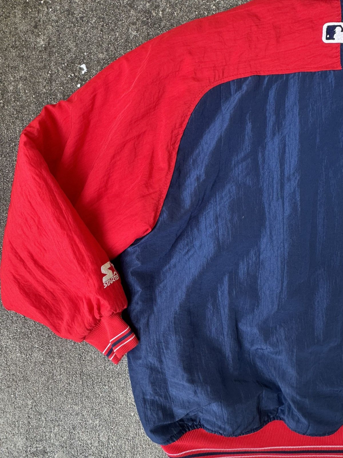 Starter VINTAGE Cleveland Indians Men’s Jacket XL Blue Starter 90s Size US XL / EU 56 / 4 - 9 Thumbnail
