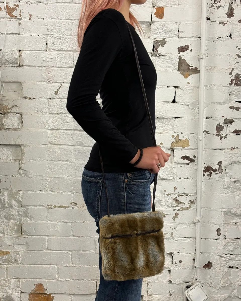 Roberto Cavalli Roberto Cavalli Tan Fur Shoulder Bag Size ONE SIZE - 2 Thumbnail