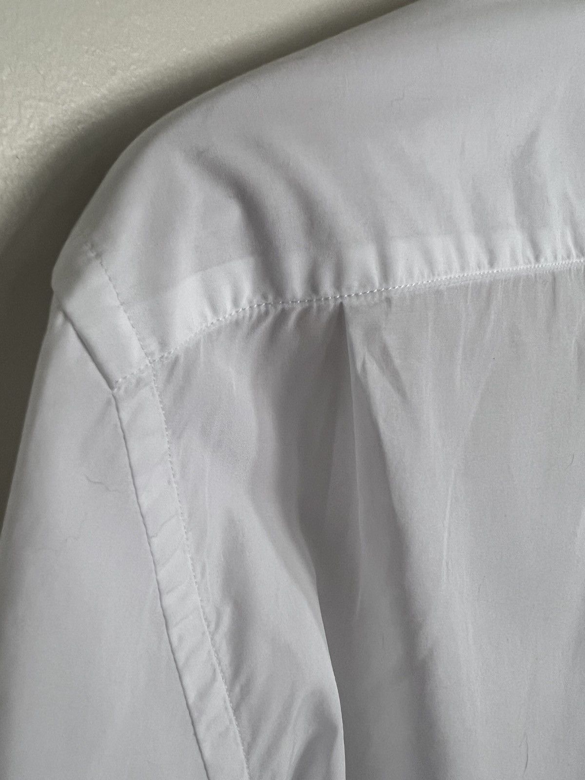 The Row $1K White cotton Ahmet dress shirt, US16/EU41,made in France Size 40R - 12 Thumbnail