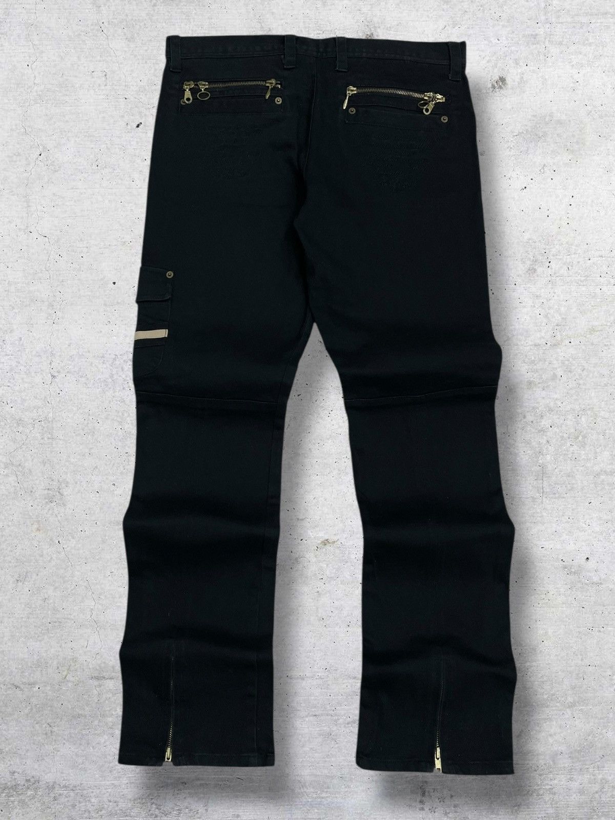 Japanese Brand VINTAGE AMRANTINE 1990S JAPAN DESIGNER CARGO PUNK GOA PANT Size US 32 / EU 48 - 10 Thumbnail