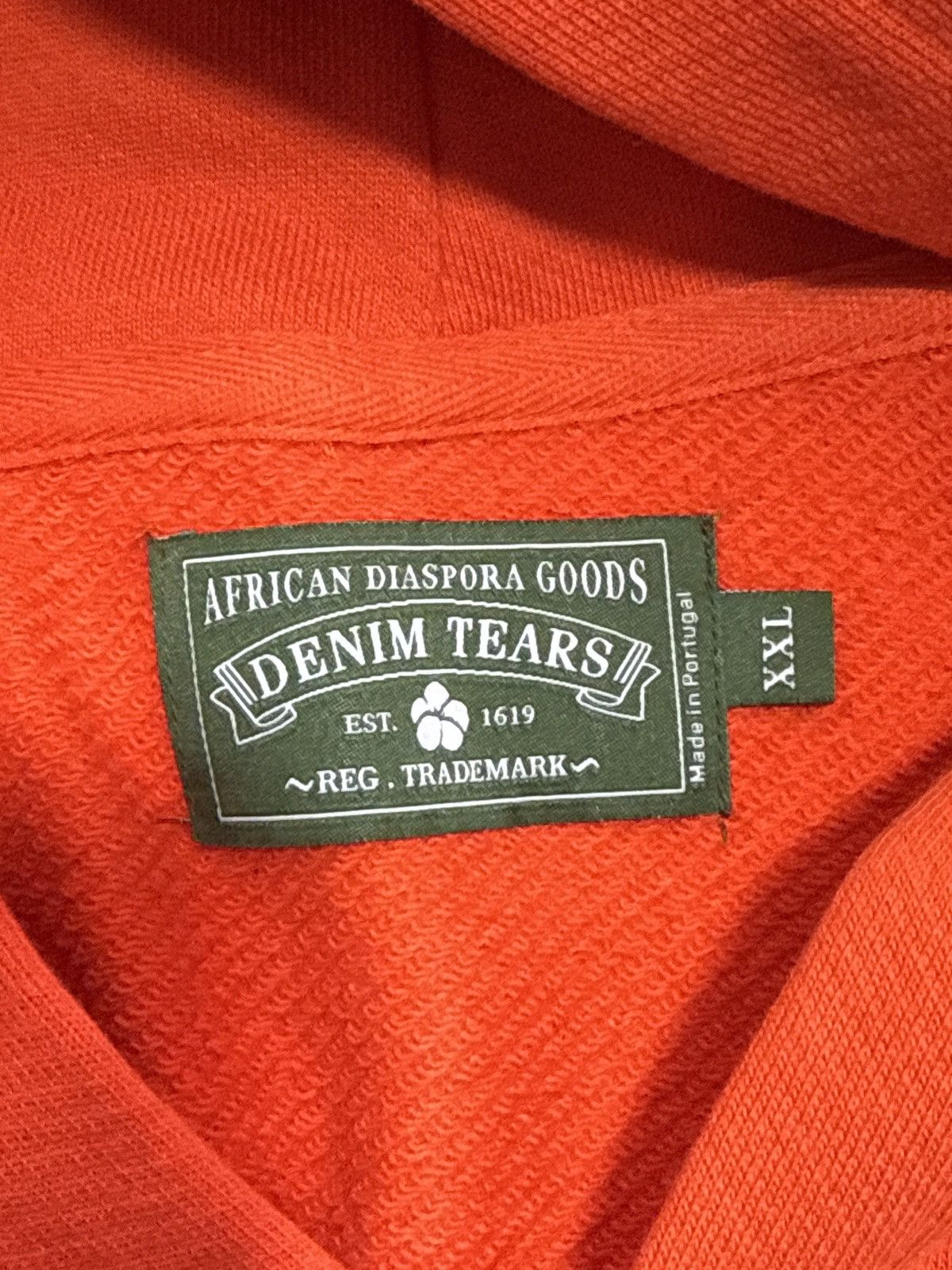 DENIM TEARS Denim Tears Hooded Sweatshirt Size US XXL / EU 58 / 5 - 3 Thumbnail