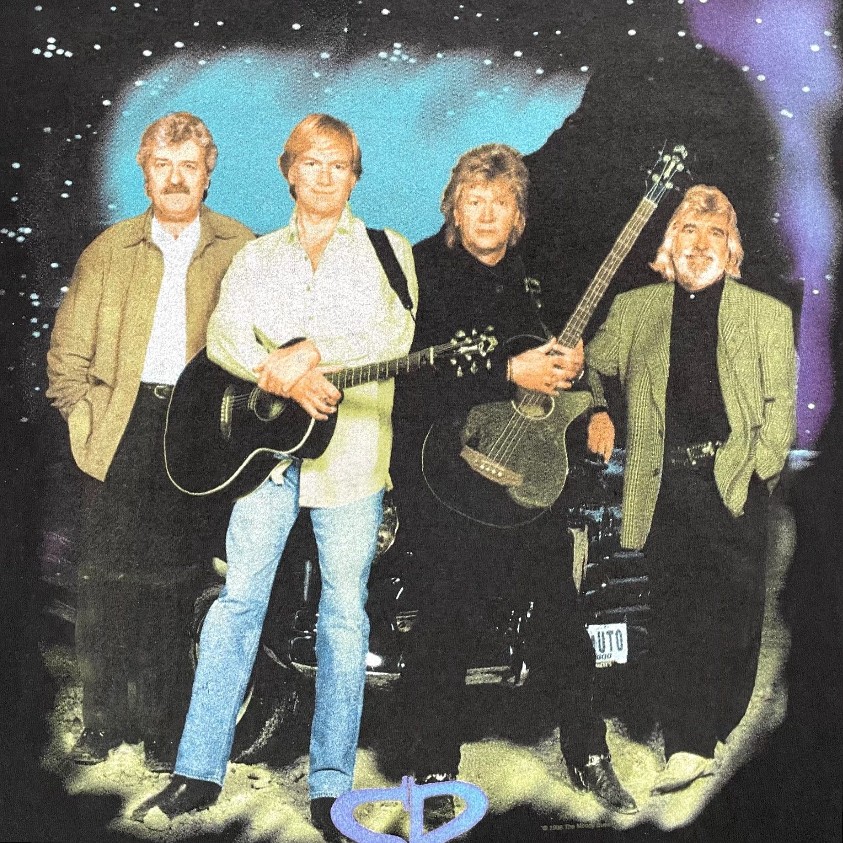 Vintage VINTAGE Moody Blues Band T-Shirt Adult Large Black 90s Tour Music Mens L Size US L / EU 52-54 / 3 - 3 Thumbnail